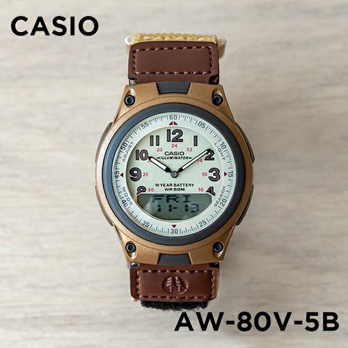 卡西欧CASIOAW-80V-5B防水手表