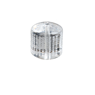 天然白水晶雕刻散珠心经全文桶珠diy手工饰品白色大悲咒散珠子