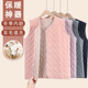 坎肩内搭马甲棉服 款 保暖背心女冬季 三层加绒加厚校服神器内胆开衫