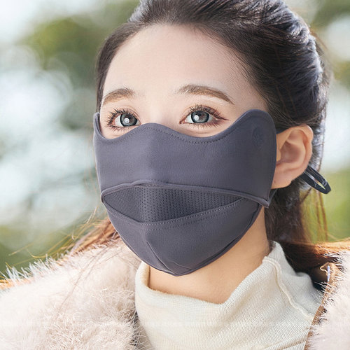 保暖透气护眼角口罩冬季户外加厚