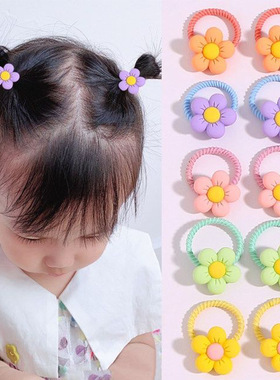 婴儿拇指发圈不伤发小号头饰儿童皮筋女童宝宝扎头发绳高弹力头绳