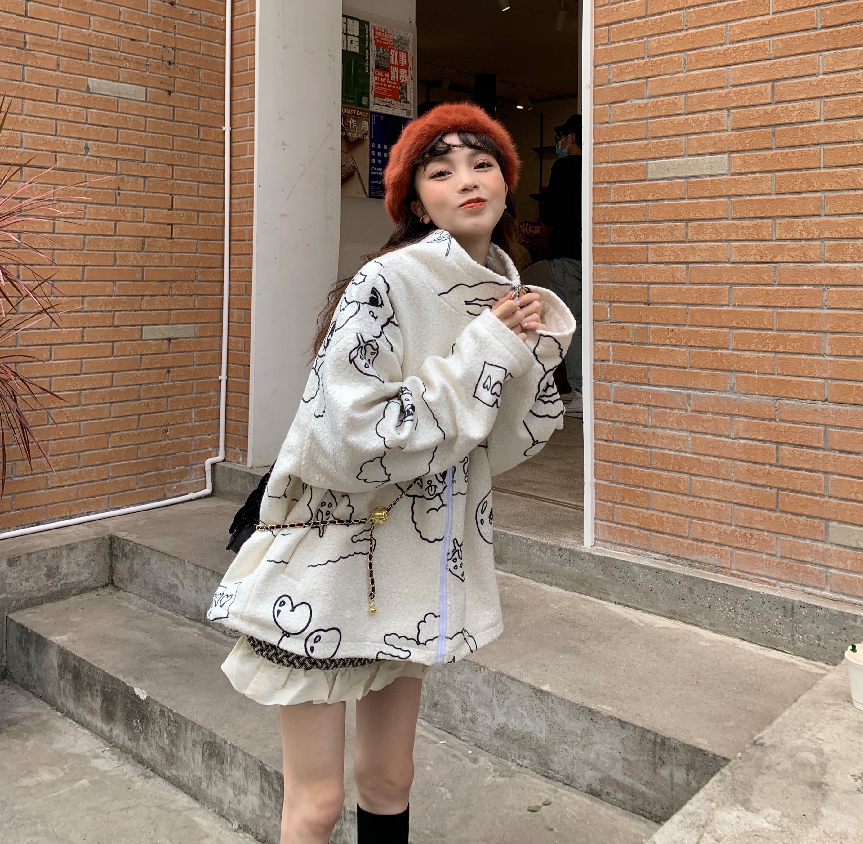 Denim + Cotton tweed suit