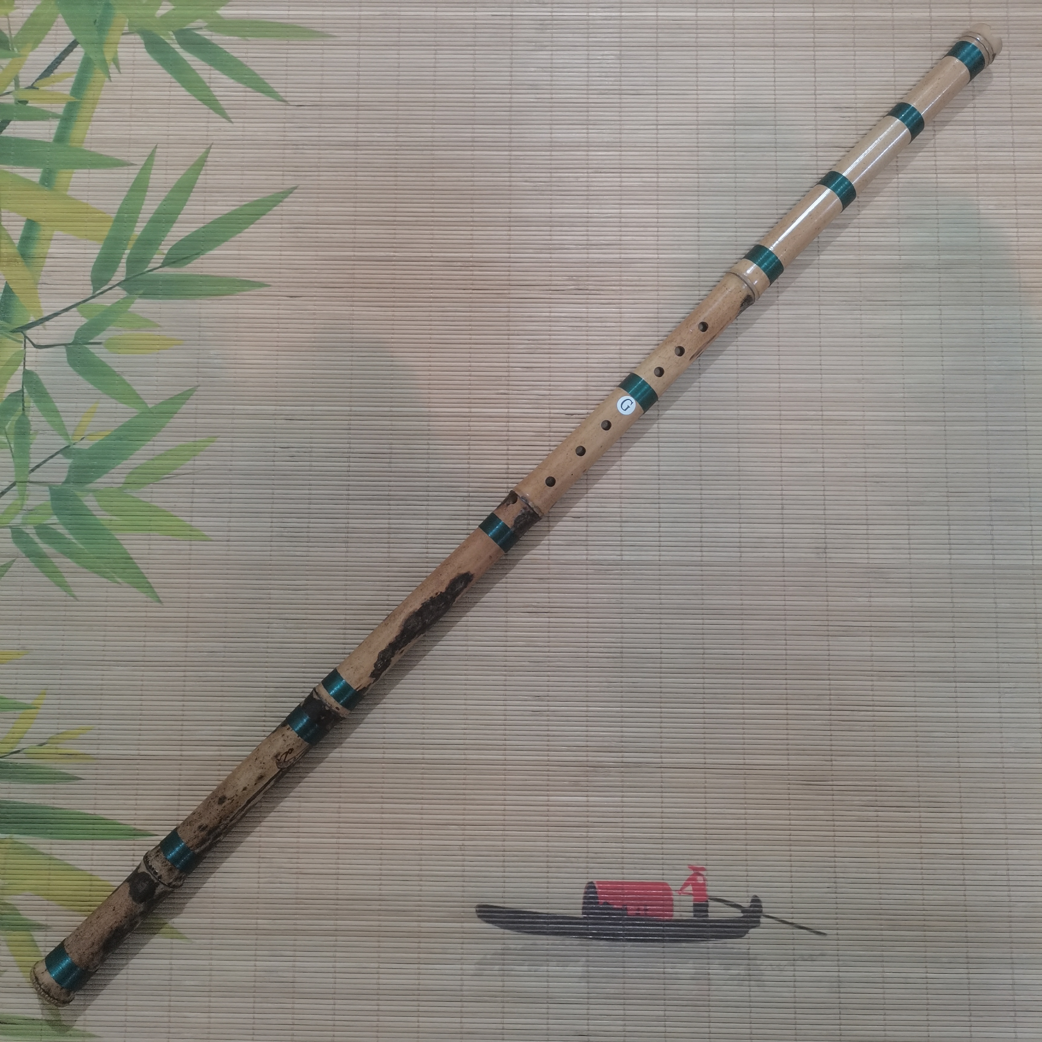 桂竹虎斑G调正八孔通口洞箫,专业级手工精制洞箫南箫乐器古风