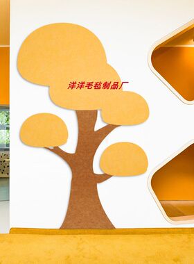 教室环保毛毡板照片墙