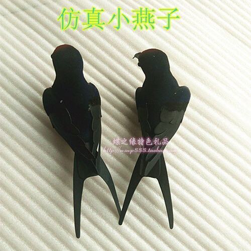 仿真小燕子道具幼儿园装饰饰品