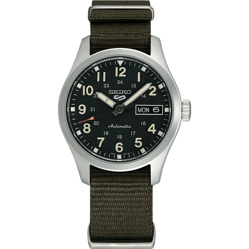 精工5号运动机械腕表男表