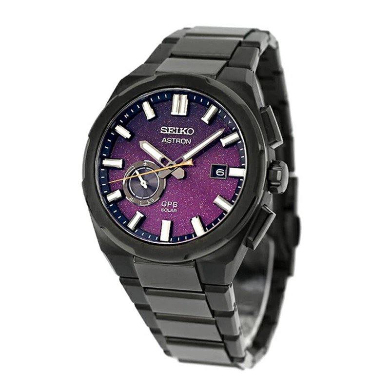 精工钛合金太阳能GPS卫星男表