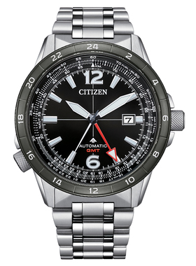 Citizen西铁城 Promaster指针GMT自动机械金属时尚男表NB6046-59E
