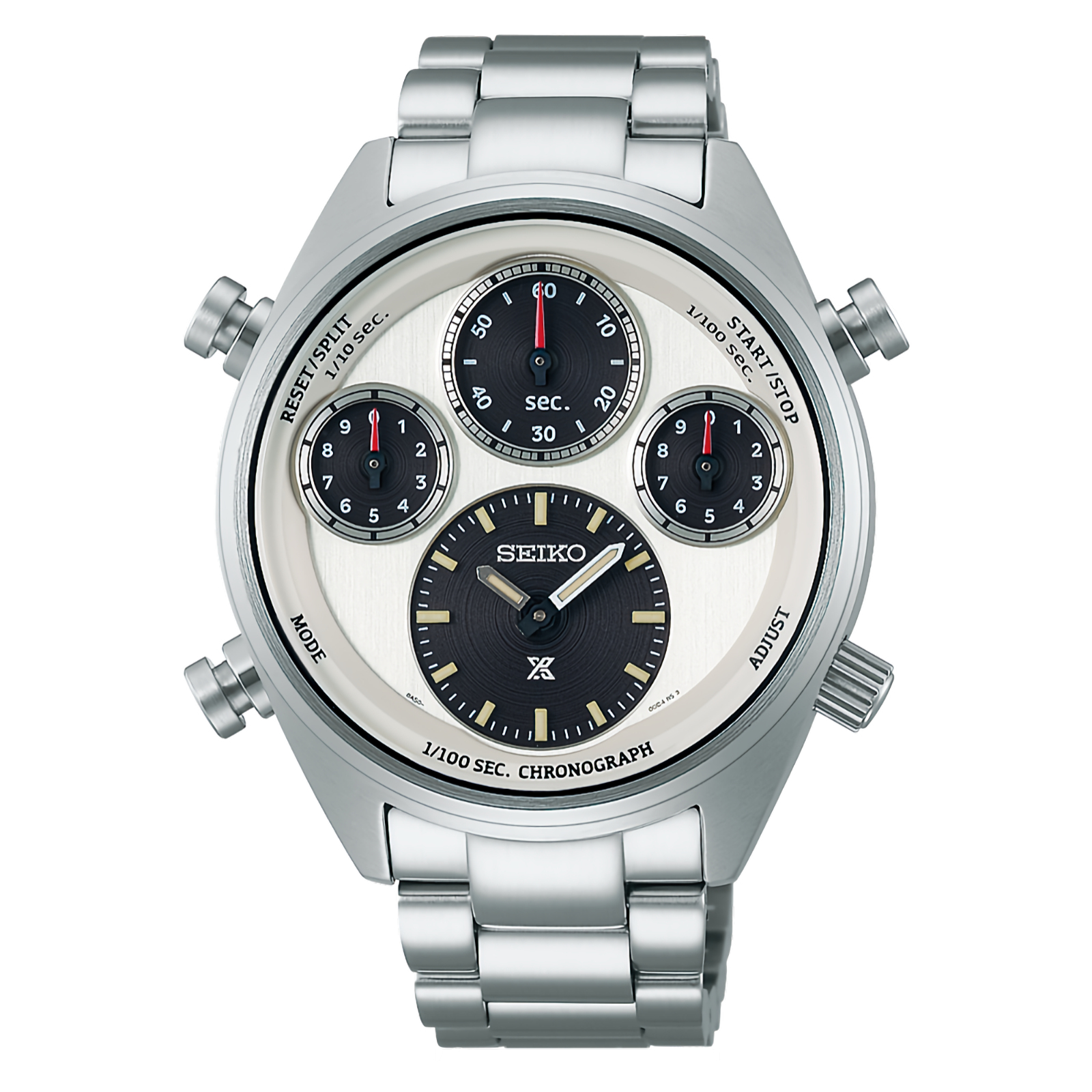 精工石英太阳能四眼男表110周年