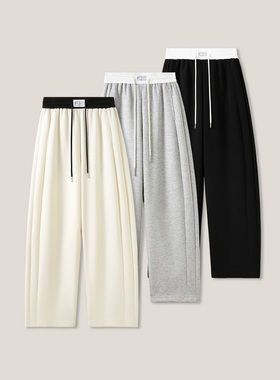 2-7  C 女士时尚百搭撞色显瘦简约休闲裤ss26074