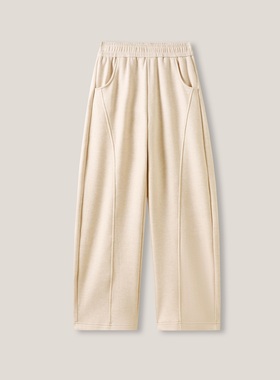 2/7 B “降温神裤”加绒新款高腰显瘦羊毛弯刀裤ss26464