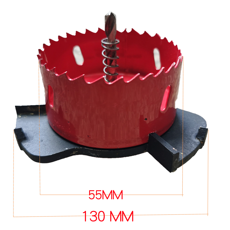 无边框射灯开孔器无边框筒灯开孔器沉台预埋件75边翼木工石膏板55