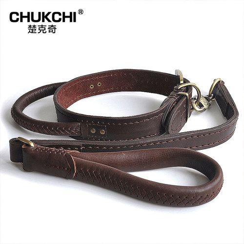 牛皮牵引绳CHUKCHI大型犬牵引绳