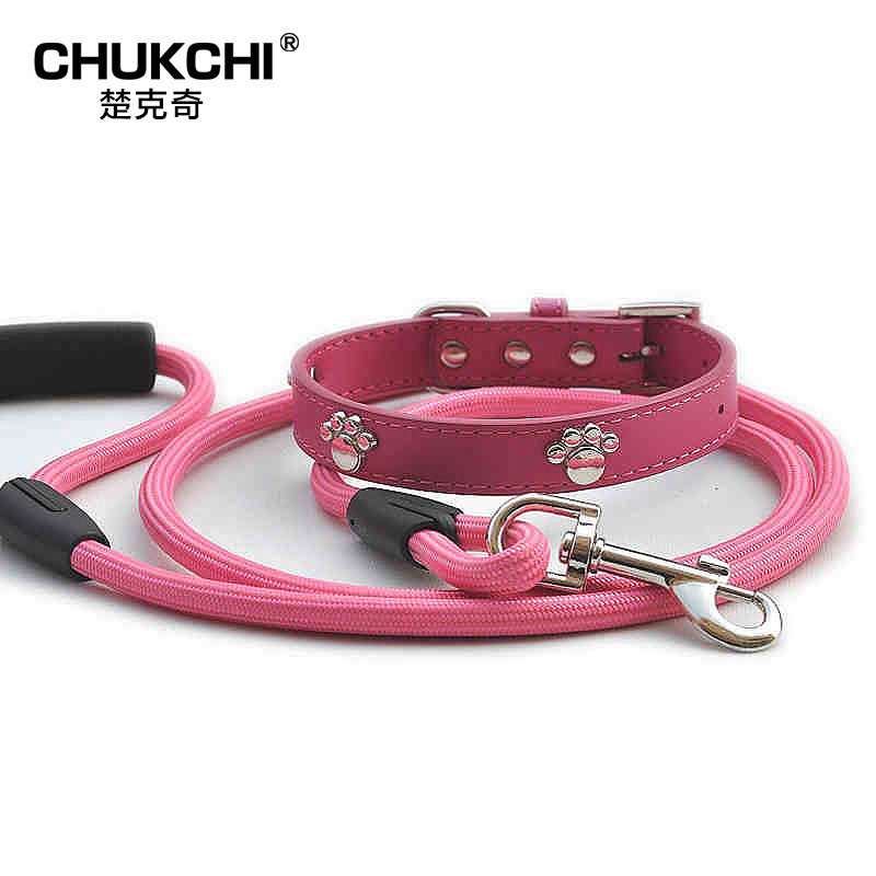 chukchi宠物狗爪印狗狗猫咪项圈