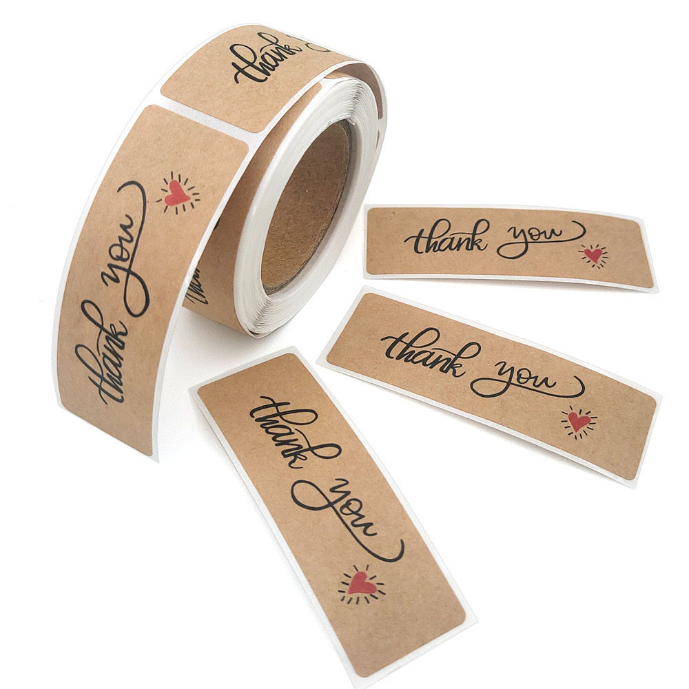 120贴/卷牛皮纸不干胶贴纸标签感谢您的订单封口贴烘焙蛋糕装饰贴,文具电教/文化用品/商务用品,不干胶标签,淘宝优惠券,粉丝福利购,淘宝优惠卷
