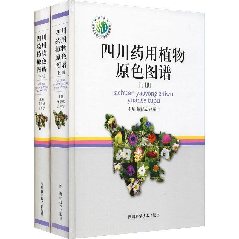 四川原色图谱(上下)者_黎跃成赵军宁责_戴玲普通大众四川图集医药卫生书籍