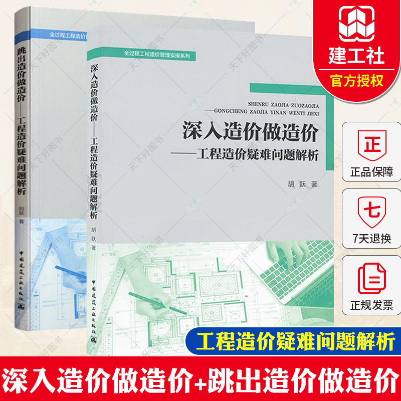 套装2本 全过程工程造价管理实操系列 深入造价做造价+跳出造价做造价——工程造价疑难问题解析 中国建筑工业出版社