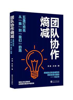团队协作熵减：五盏灯照完从“我”到“我们”的路9787307257313苏进武汉大学出版社图书书籍