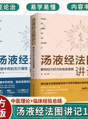 2册 汤液经法图讲记1+ 2 解构经方时方的底层逻辑 还原中药的五行属性 中医组方经方汤液经辅行决伤寒论入门 汤液经法汤液经解