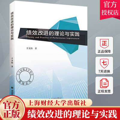 绩效改进的理论与实践 上海财经大学出版社 于文浩 9787564244767 管理书籍