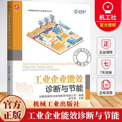 工业企业能效诊断与节能 邵文俊 中国能源革命与先进技术丛书 用电设备能效降损节电技术参考书籍 9787111783527机械工业出版社