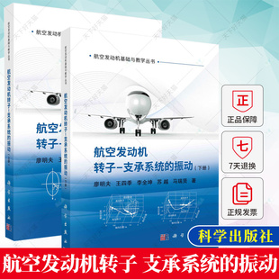 2册】航空发动机转子 支承系统的振动 上下册 航空发动机基础与教学丛书 航空发动机高压转子结构原理动力学设计技术方法书籍