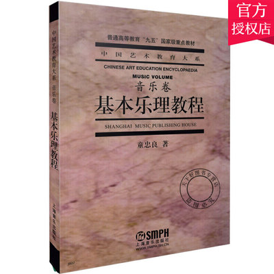 正版包邮 基本乐理教程 音乐卷 童忠良 中国艺术教育大系 高考艺考乐理书 音乐理论基础实用教程书 基本乐理通用书籍