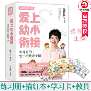 反复写描红本 可撕练习册一日一练 妈妈总是有办法 幼小衔接亲子课套装 学习闪卡 数学汉字拼音思维课程 张丹丹 爱上幼小衔接