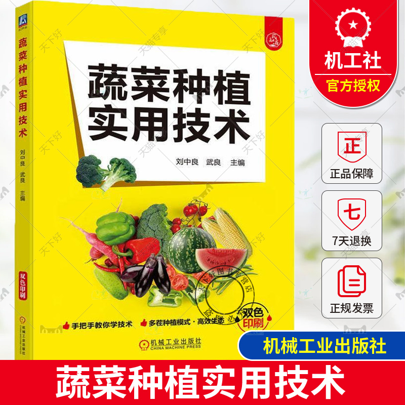 正版蔬菜种植实用技术刘中良武良蔬菜种植茬口品种选择整地肥水管理病虫害防控技术书籍多茬种植模式蔬菜种植书籍