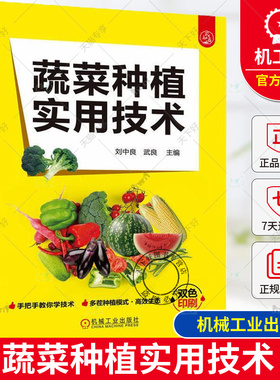 正版 蔬菜种植实用技术 刘中良 武良 蔬菜种植茬口品种选择整地肥水管理病虫害防控技术书籍 多茬种植模式 蔬菜种植书籍