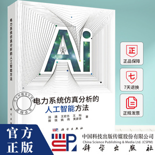 等 汤涌 著 能源与动力工程专业科技书籍9787030749499 社 电力系统仿真分析 科学出版 人工智能方法