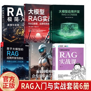 任选套装  RAG实战课 从零开始构建企业级RAG系统 RAG原理 应用与系统构建 RAG入门与实战 大模型RAG应用开发 构建智能生成系统