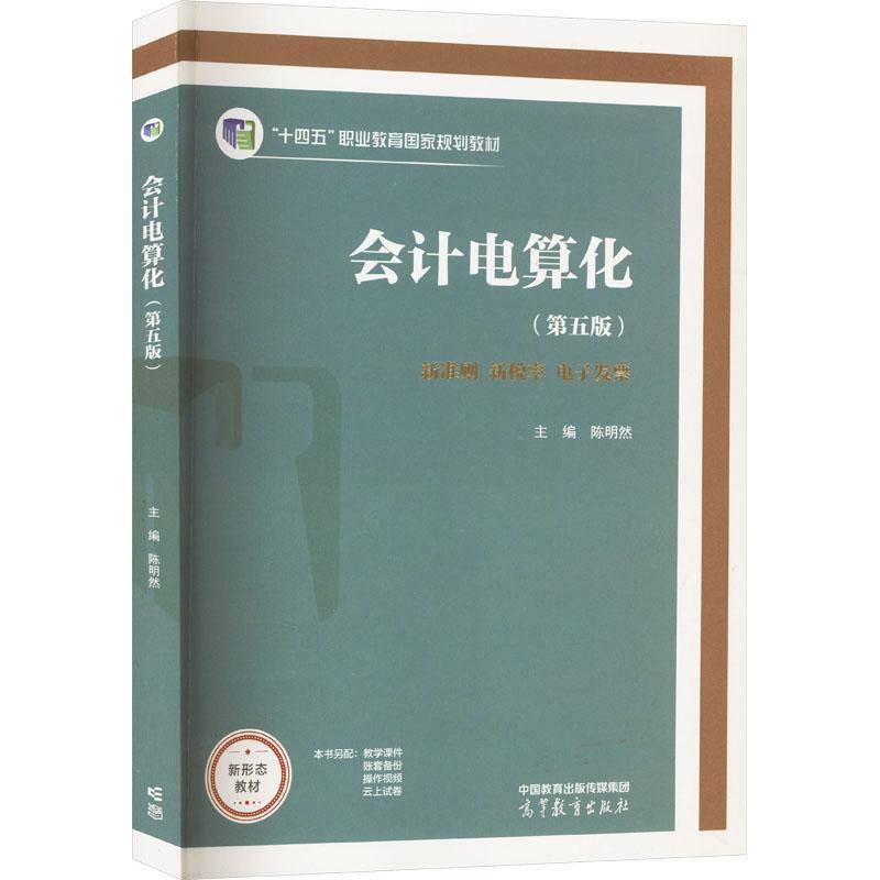会计电算化:新准则 新税率 电子发票陈明然  经济书籍