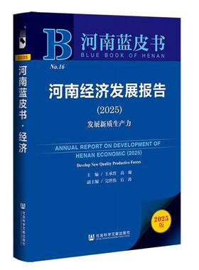 河南经济发展报告:2025:2025:发展新质生产力:Develop new quality productive forces王承哲  经济书籍