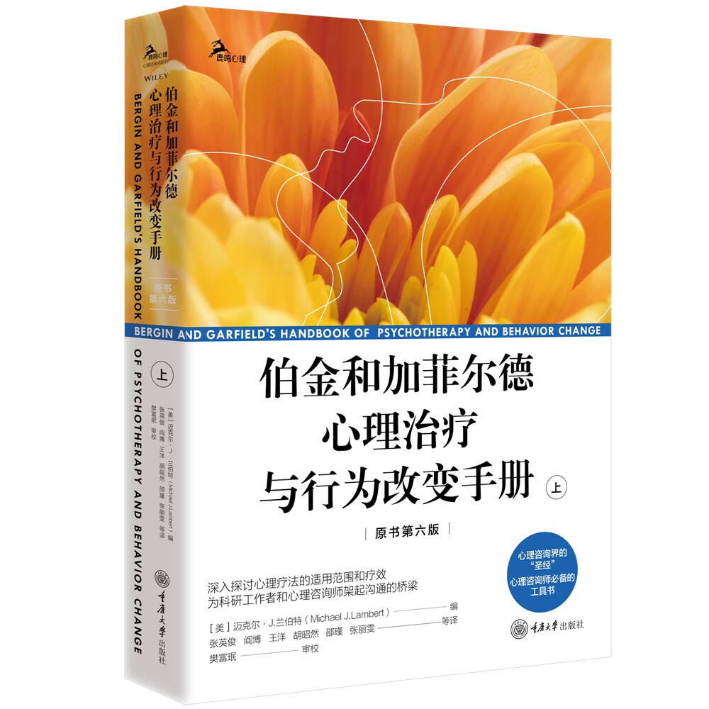 伯金和加菲尔德心理治疗与行为改变手册 原书第6版 上册 整合实证理论与实践里程碑式巨著 心理咨询治疗师参考工具书心理学书籍