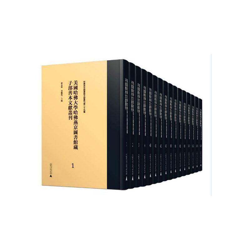 美国哈大学哈燕京图书馆藏子部善本文献丛刊(121-158册)徐永明 辞典与工具书书籍