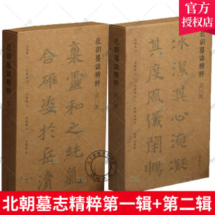 正版包邮 全10册 北朝墓志精粹 一辑+二辑 历代名家书法经典 书法作品 毛笔书法字帖 毛笔书法教程 毛笔书法作品 上海书画出版社