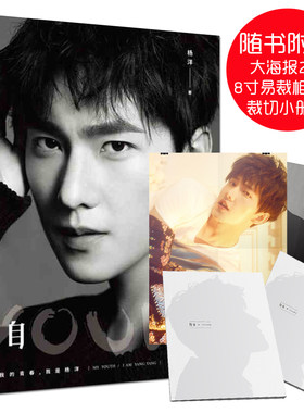 正版包邮 自在·YOUNG 杨洋新书 杨洋海报杨洋写真集杨洋明信片 明星写真书籍 【+8寸易裁相框图+裁切册子+流转图】