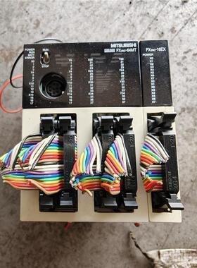 三菱PLC FX2NC-64MT 带FX2NC-16EX模块