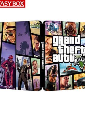 GTA5 海外定制版 PS4/PS5游戏铁盒（仅铁盒）