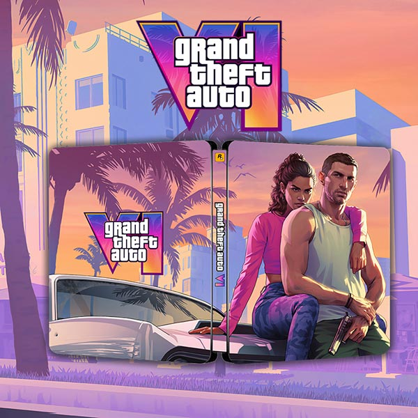 GTA6 海外定制版 PS4/PS5游戏铁盒（仅铁盒）
