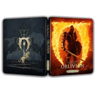 上古卷轴4 湮灭重制版 海外定制版 PS4/PS5游戏铁盒 Fantasybox