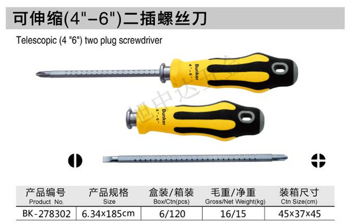 Tournevis pour réparation vélo BUNKER - Ref 2297759 Image 1