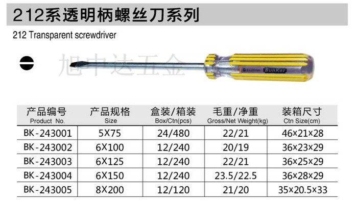 Tournevis pour réparation vélo BUNKER - Ref 2297389 Image 1