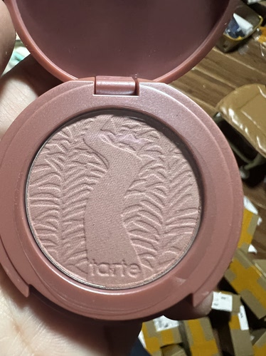 美国Tarte12小时持妆 胭脂腮红中小样1.5g exposed裸粉色