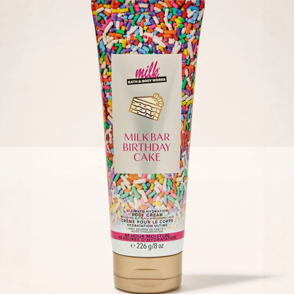 新品BBW牛奶吧生日蛋糕身体乳霜限量款烘焙坊味道Bath&BodyWorks