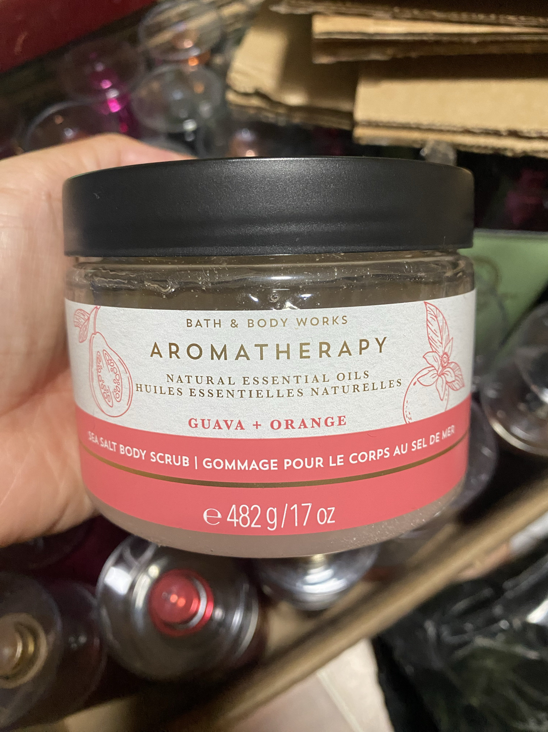 Bbw番石榴香橙磨砂膏保湿滋润去角质Bath&Body Works