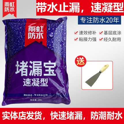 东方雨虹堵漏速凝型快干水泥卫生间厨房管道屋顶快速防水补漏灵