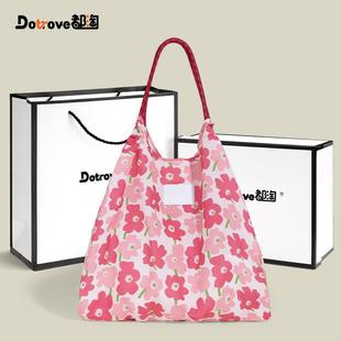 【天锚国际】白露同款碎花无重力帆布袋女大容量度假沙滩包尼龙购