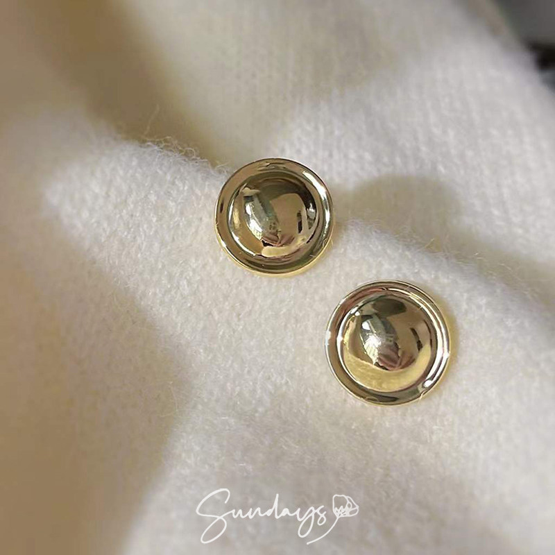 「西雅图」复古轻奢金色港风耳环女高级感耳圈小众设计金属耳饰女,饰品/流行首饰/时尚饰品新,耳钉,淘宝优惠券,粉丝福利购,淘宝优惠卷